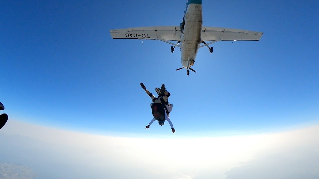 Skydiving, Tandem Flight Above Ephesus